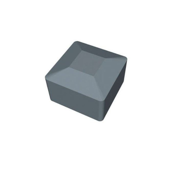 Koncová plastová krytka pro profil SOLAR  HM 40 x 40 šedá